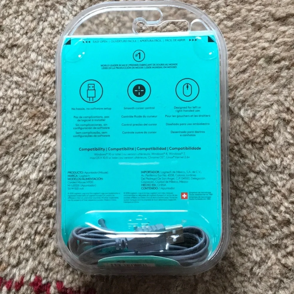 Full size corded mouse